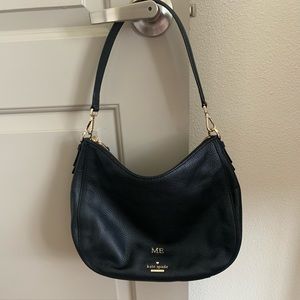 Soft pebbled leather bag